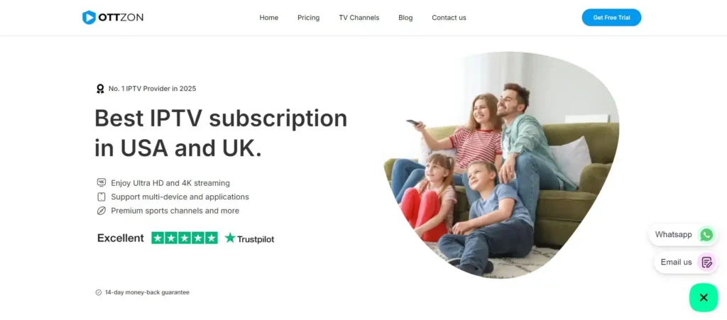 Ottzon - Best IPTV for Firestick
