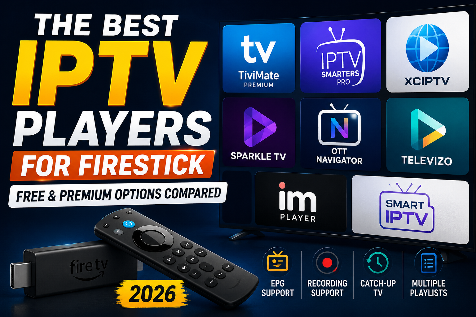 The Best IPTV Players for Firestick: Free and Premium Options Compared